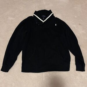 Polo by Ralph Lauren Black V-Neck Sweater